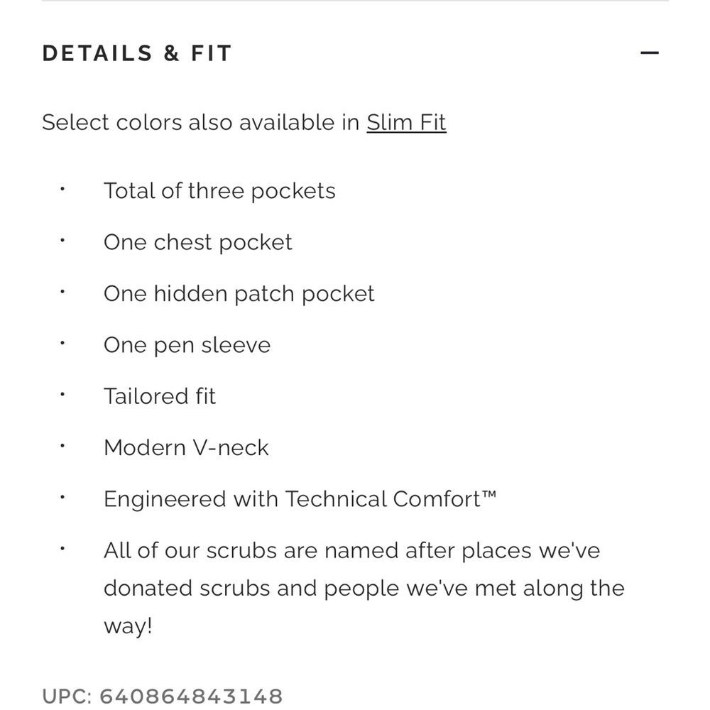 FIGS Leon™ Three-Pocket Scrub Top in Graphite Size Large - Picture 5 of 12